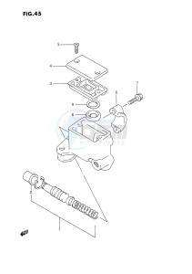 DR650 (E4) drawing FRONT MASTER CYLINDER