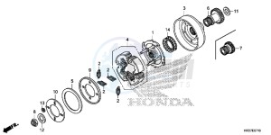 TRX420FE1G TRX420 Europe Direct - (ED) drawing STARTING CLUTCH