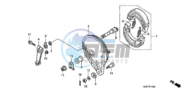 REAR BRAKE PANEL