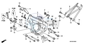 CRF450RB drawing FRAME BODY