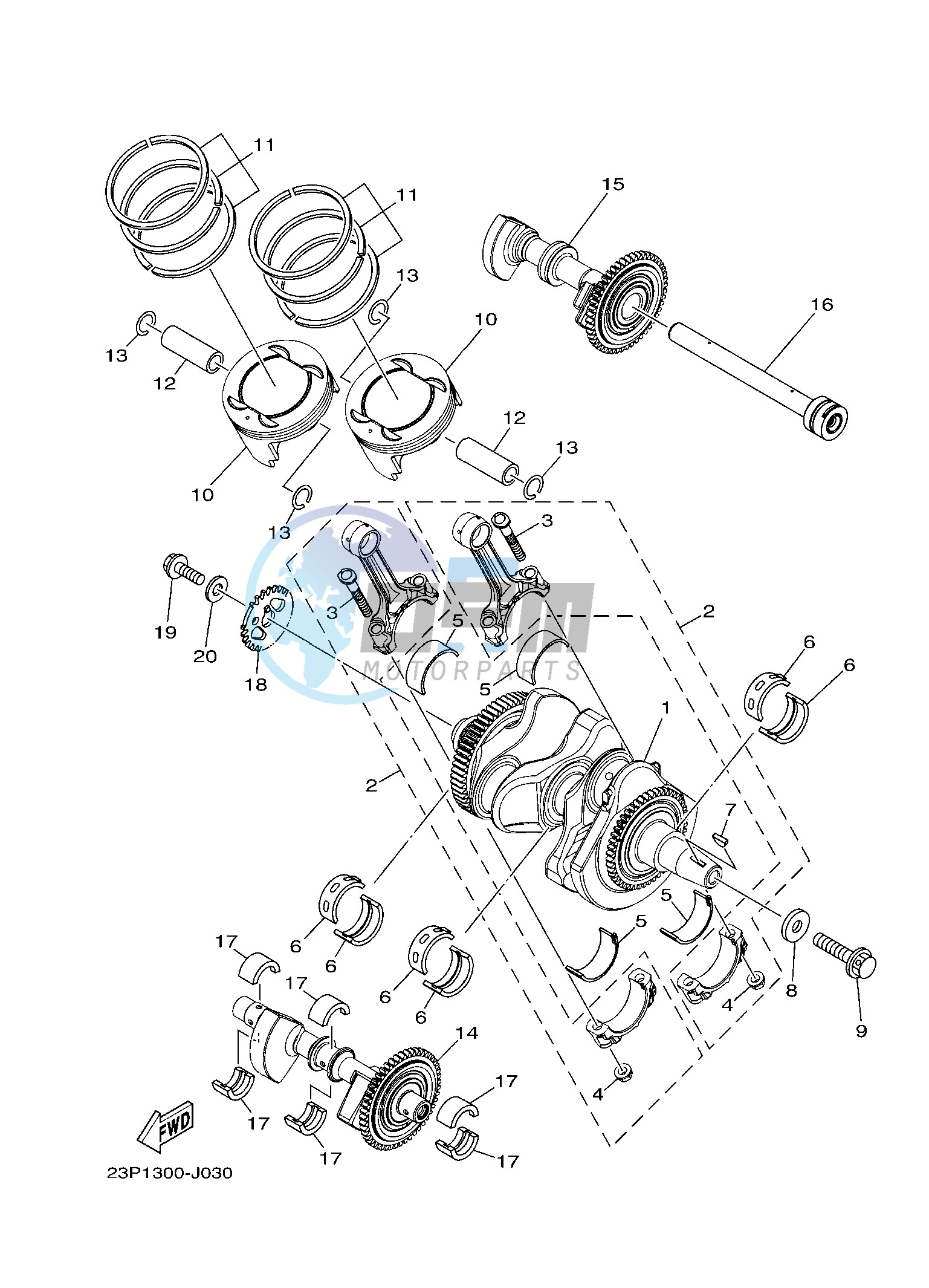 CRANKSHAFT & PISTON