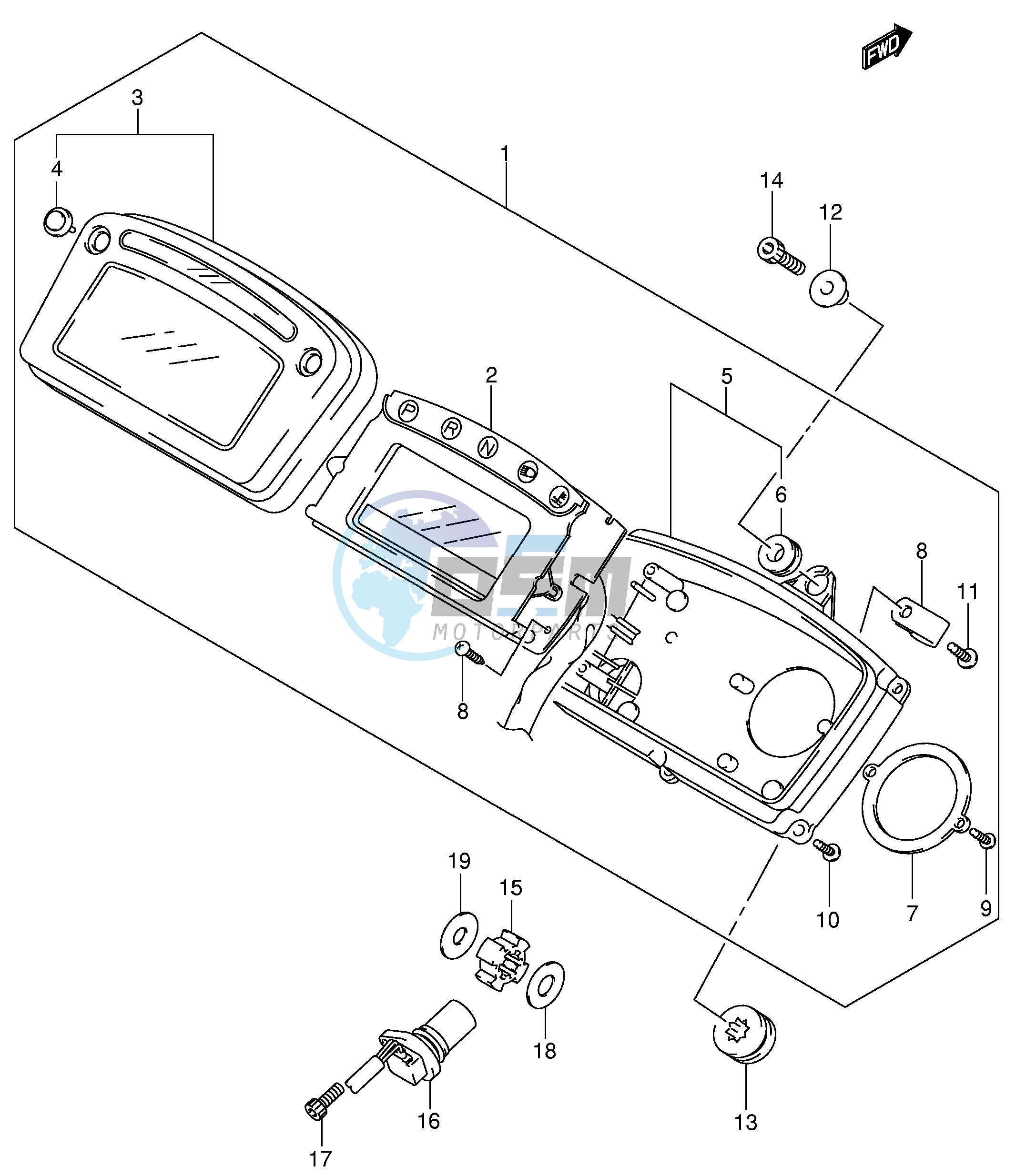 SPEEDOMETER (MODEL K4 K5)