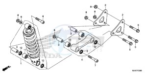 CB500F Europe Direct - (ED) drawing REAR CUSHION