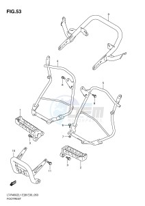 LT-R450 (E28-E33) drawing FOOTREST (LT-R450ZL1 E28)