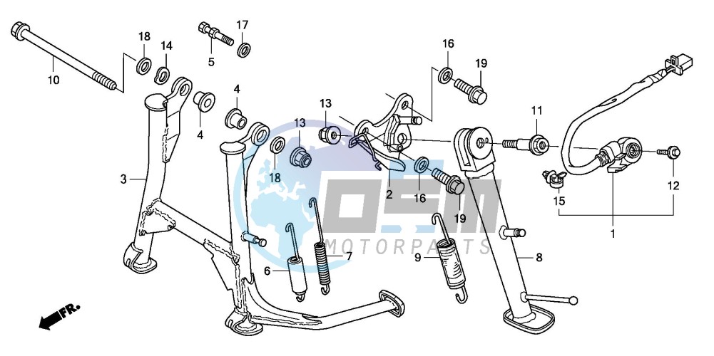 STAND (CBF600S8/SA8/N8/NA8)