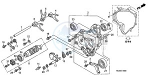 ST1300A9 ED / ABS MME drawing GEARSHIFT DRUM