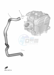 YZ450F (BR96) drawing AIR INDUCTION SYSTEM