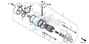 TRX250TEG TRX250T Europe Direct - (ED) drawing STARTER MOTOR