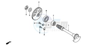 CRF450X drawing BALANCER