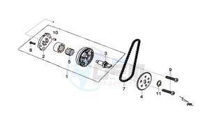 CRUISYM 125I ABS (L8 L9) EU EURO4 drawing OIL PUMP ASSY