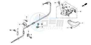 NSS250X FORZA X drawing PARKING BRAKE