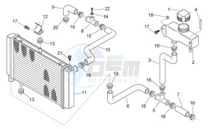 RS 125 E2 - E3 drawing Water cooler