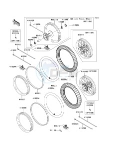 KX 250 R [KX250] (R1) R1 drawing WHEELS_TIRES