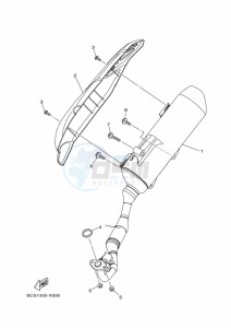 MWS155-A TRICITY 155 (BGD1) drawing EXHAUST