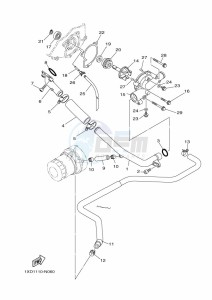 YXC700E YX70CPM (BHE2) drawing WATER PUMP