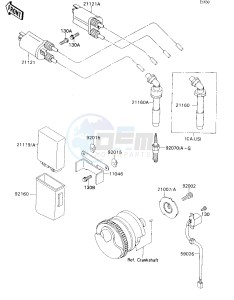 ZX 750 H [NINJA ZX-7] (H1) [NINJA ZX-7] drawing IGNITION SYSTEM