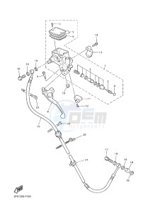 XJR1300C XJR 1300 (2PN3) drawing FRONT MASTER CYLINDER 2