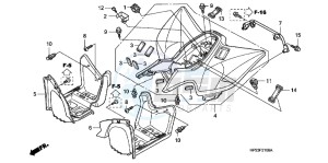 TRX90XD TRX90 Europe Direct - (ED) drawing REAR FENDER