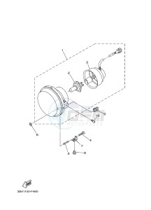 YXM700E YXM70VPXJ VIKING EPS (B5F3) drawing HEADLIGHT