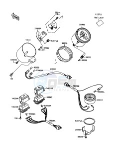 VN 1500 C [VULCAN 1500 L] (C3-C4) [VULCAN 1500 L] drawing METER-- S- -