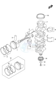 DF 200AP drawing Crankshaft