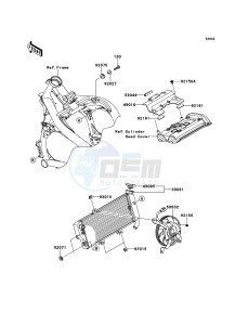 ER-6N ER650CBF GB XX (EU ME A(FRICA) drawing Radiator