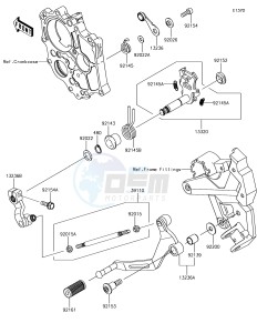 NINJA 650 EX650KJFA XX (EU ME A(FRICA) drawing Gear Change Mechanism