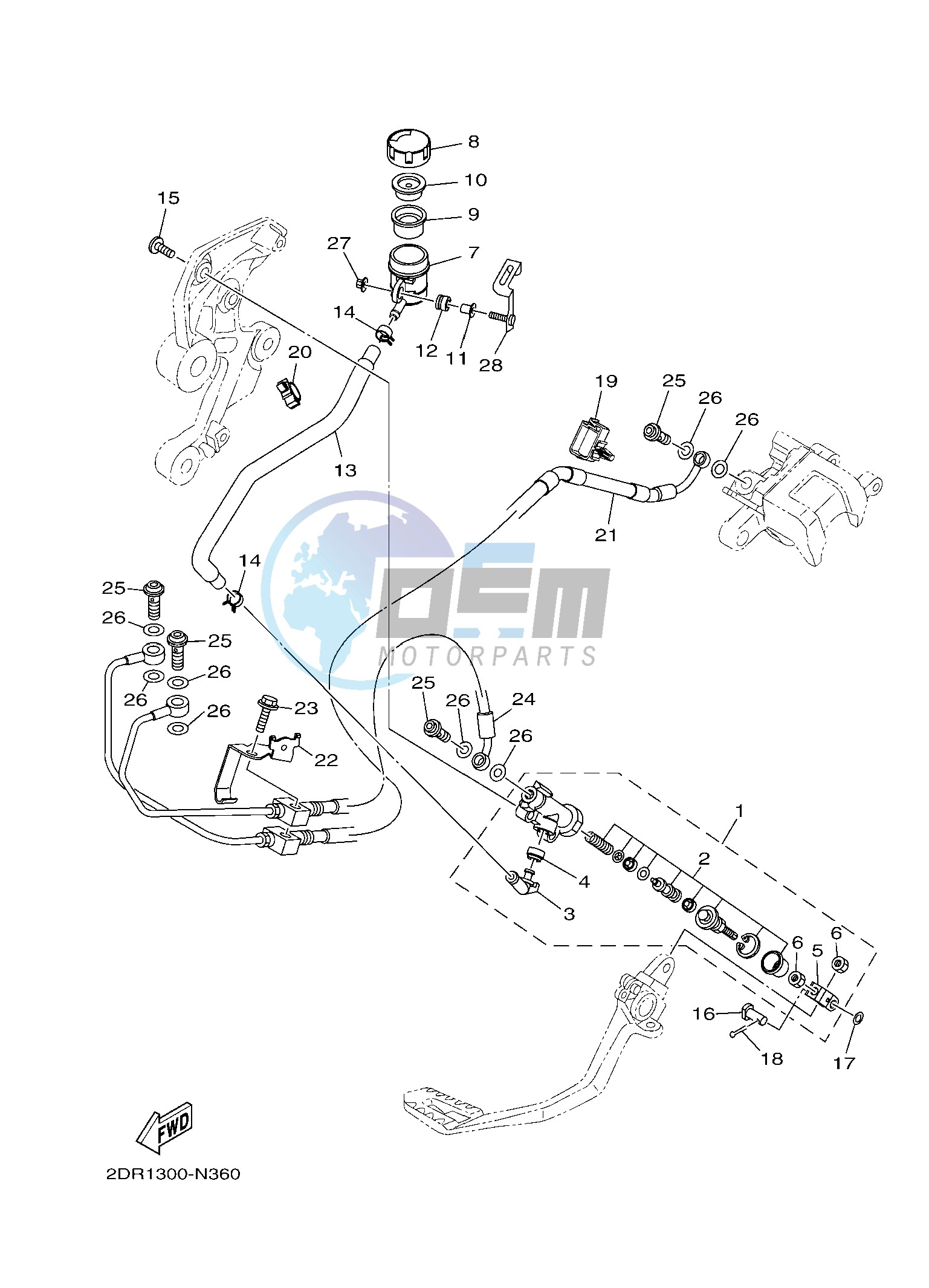 REAR MASTER CYLINDER