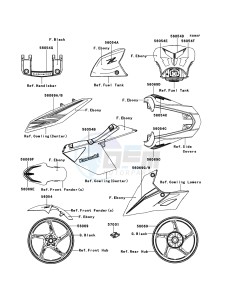 Z1000_ABS ZR1000ECFA FR XX (EU ME A(FRICA) drawing Decals(F.Ebony)