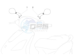 Fly 150 4t e2-e3 (Vietnam) Vietnam drawing Mirrors