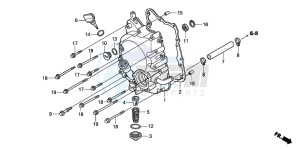 SH150 125 drawing RIGHT CRANKCASE COVER