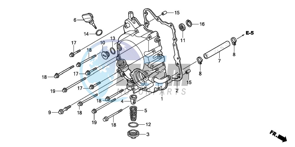 RIGHT CRANKCASE COVER