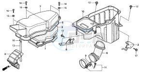 NSR125F drawing AIR CLEANER