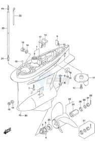 DF 175A drawing Gear Case (C/R)