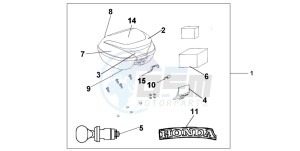 SH150R 125 drawing 35L TOPBOX BLACK (SPORT)