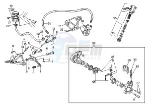 MITO EV 125 drawing REAR BRAKE SYSTEM