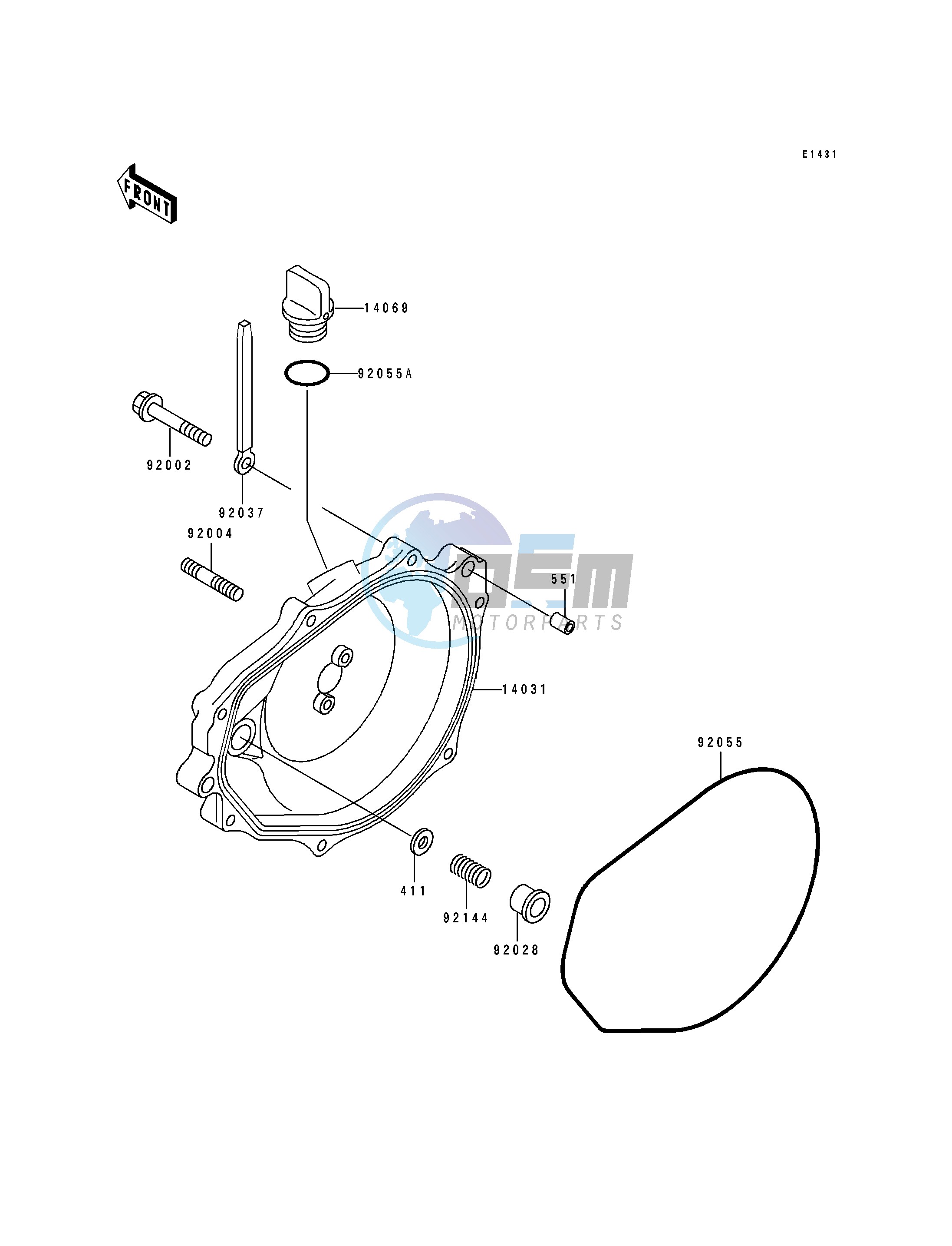 ENGINE COVER-- S- -