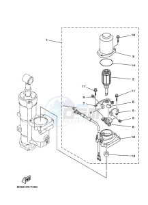 F80BETX drawing POWER-TILT-ASSEMBLY-2