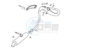 SENDA R X-RACE - 50 CC VTHSR1A1A drawing EXHAUST