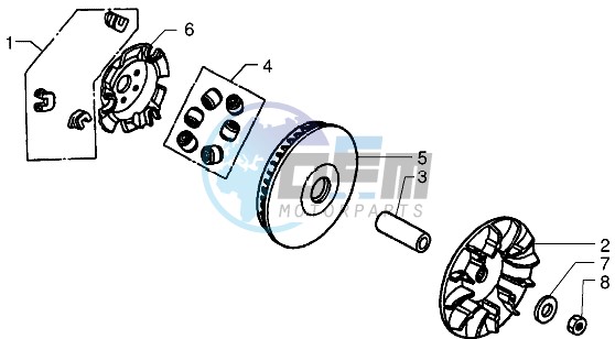 Driving pulley