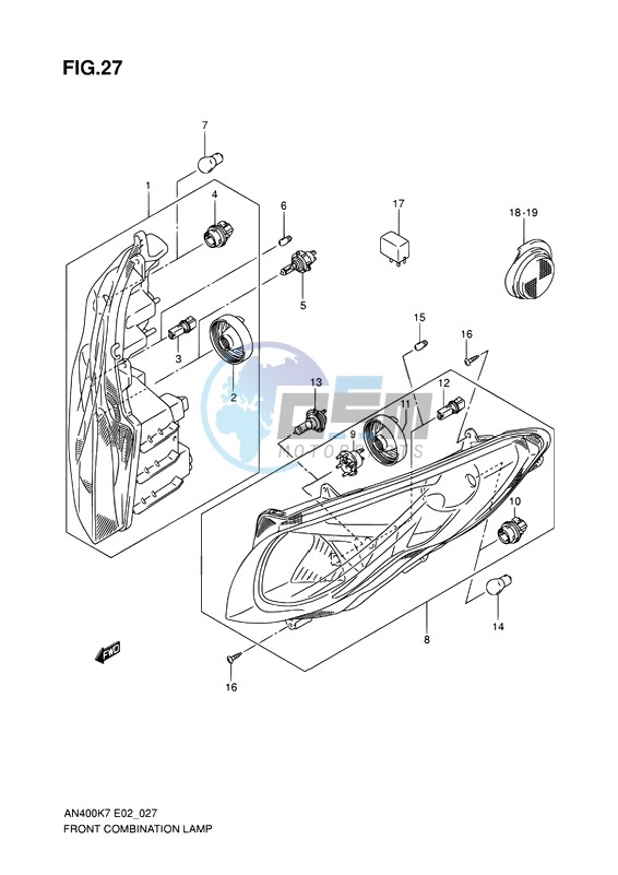 FRONT COMBINATION LAMP