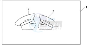 NT700VAA Europe Direct - (ED / ABS) drawing PANNIER INNER BAG SET