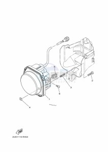 YFM700FWAD YFM7NGPAK (B4FN) drawing HEADLIGHT