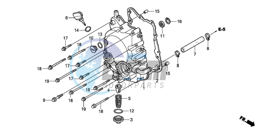 RIGHT CRANKCASE COVER