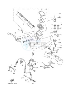 MT07A MT-07 ABS 700 (1XBH 1XBJ) drawing FRONT MASTER CYLINDER