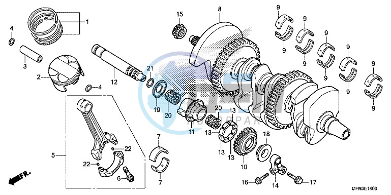 CRANKSHAFT/ PI STON