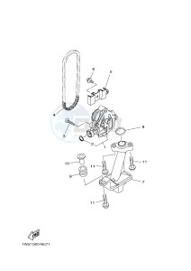 MT07 700 (1WS1 1WS2) drawing OIL PUMP