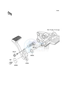 1400GTR_ABS ZG1400CDF FR GB XX (EU ME A(FRICA) drawing Brake Pedal