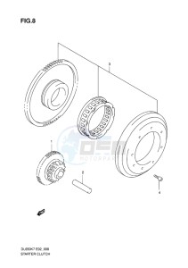 DL 650 V-STROM EU-UK drawing STARTER CLUTCH