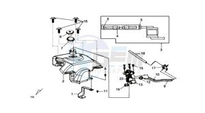 HD 200EVO EFI drawing FUEL TANK - FUEL CUT